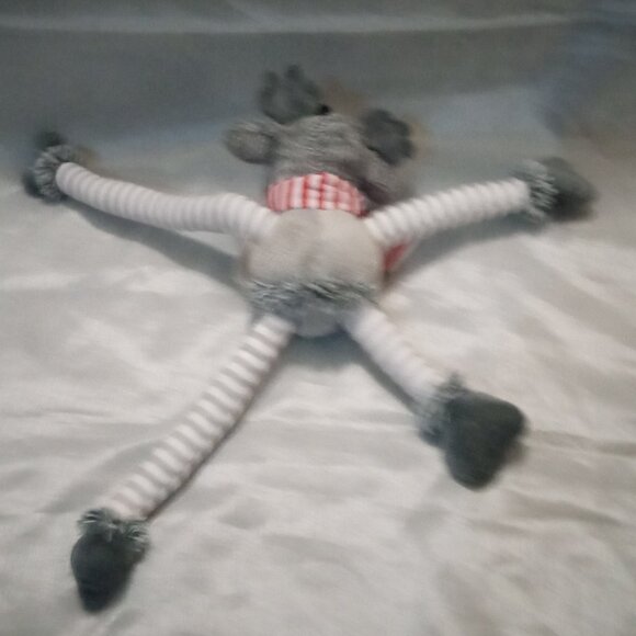 Christmas in July 2 moose stuff animals decorative plush event holiday - Picture 6 of 10